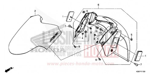 KOTFLUEGEL, VORNE NSS300AK de 2019